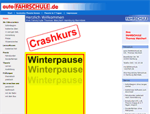Tablet Screenshot of fahrschule-weichert.de